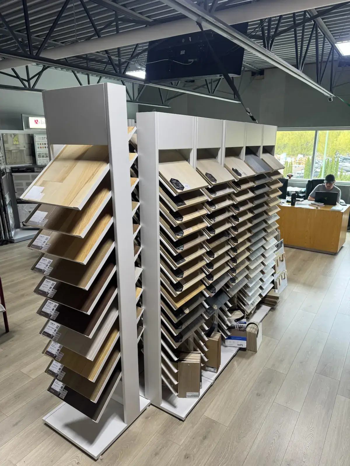 Hardwood display 3, Kelowna Flooring Superstore showroom