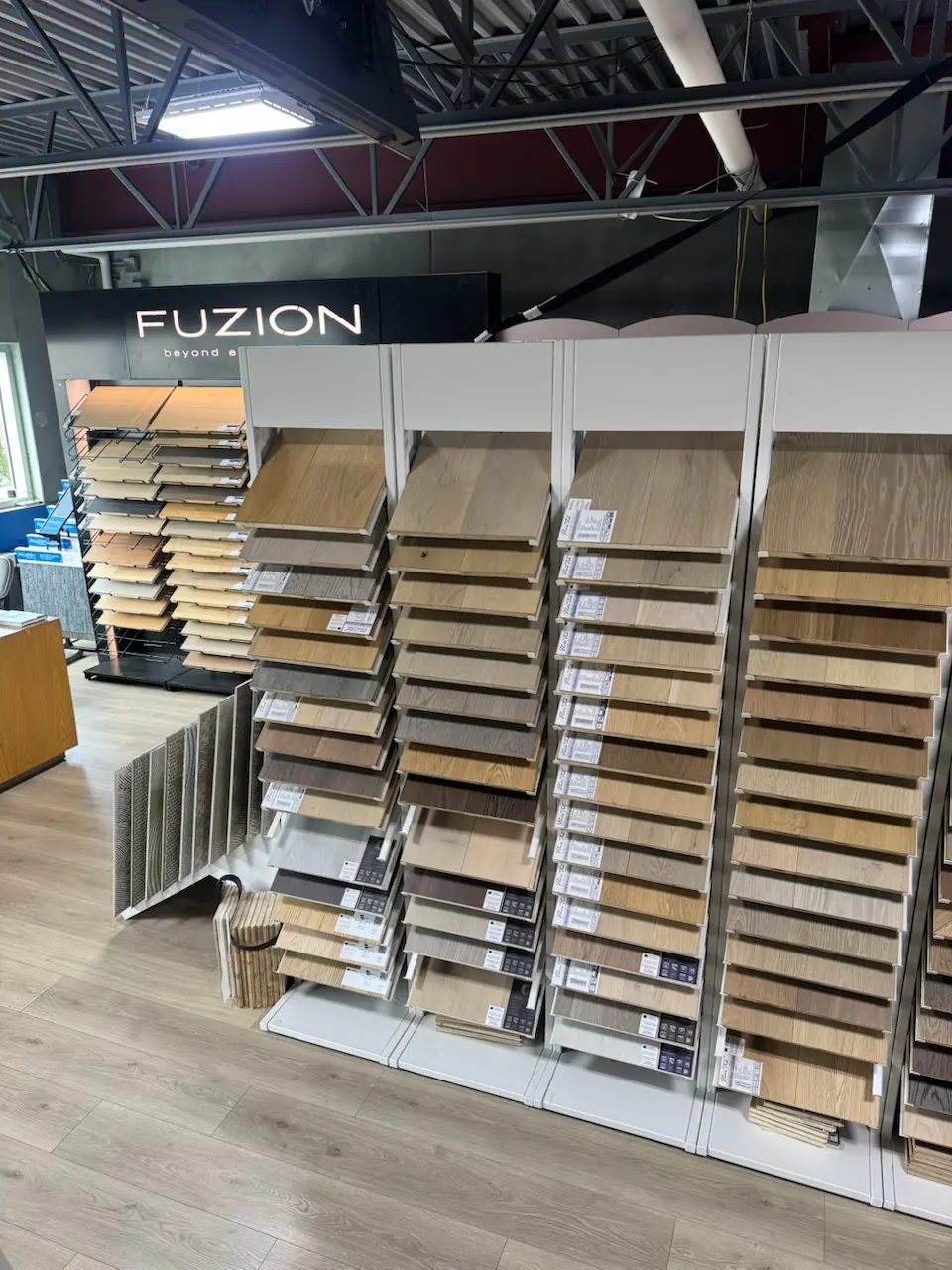 Hardwood display 2 — Kelowna Flooring Superstore showroom