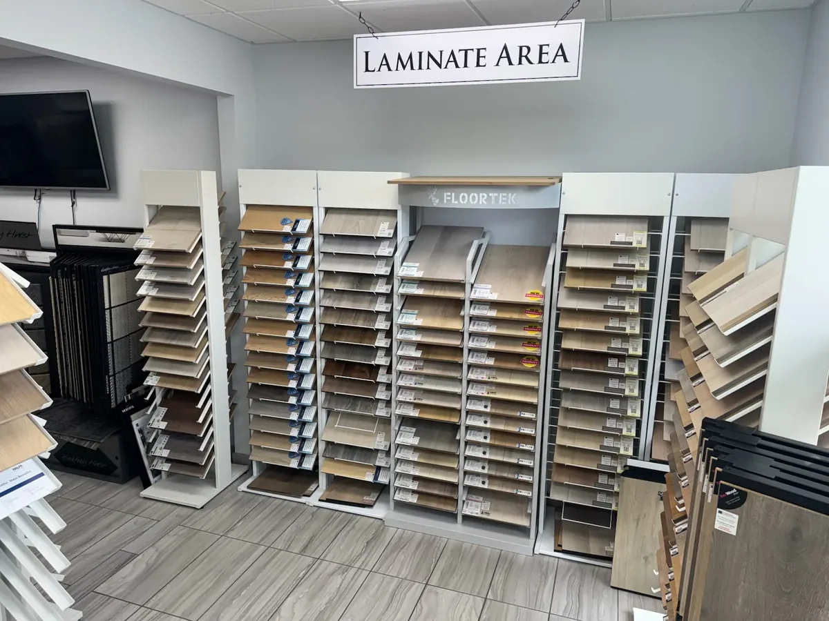 Laminate display 2 — Kelowna Flooring Superstore showroom