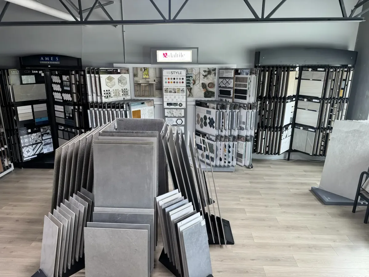 Tile display 2 — Kelowna Flooring Superstore showroom