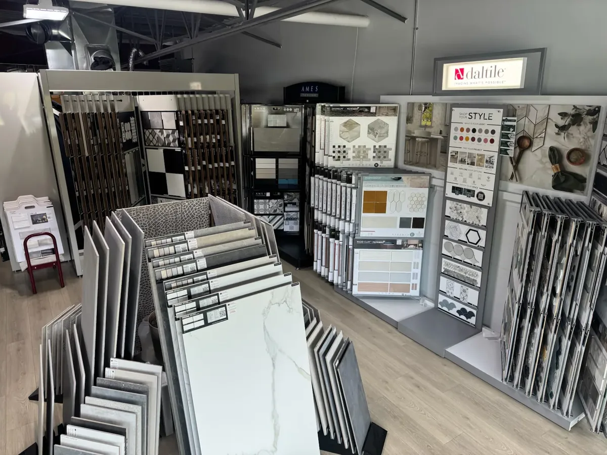 Tile display 3 — Kelowna Flooring Superstore showroom