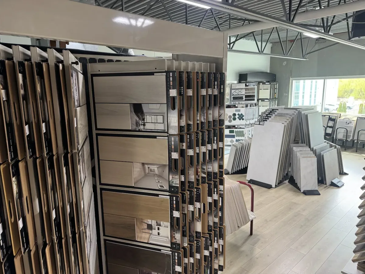 Tile display 4 — Kelowna Flooring Superstore showroom