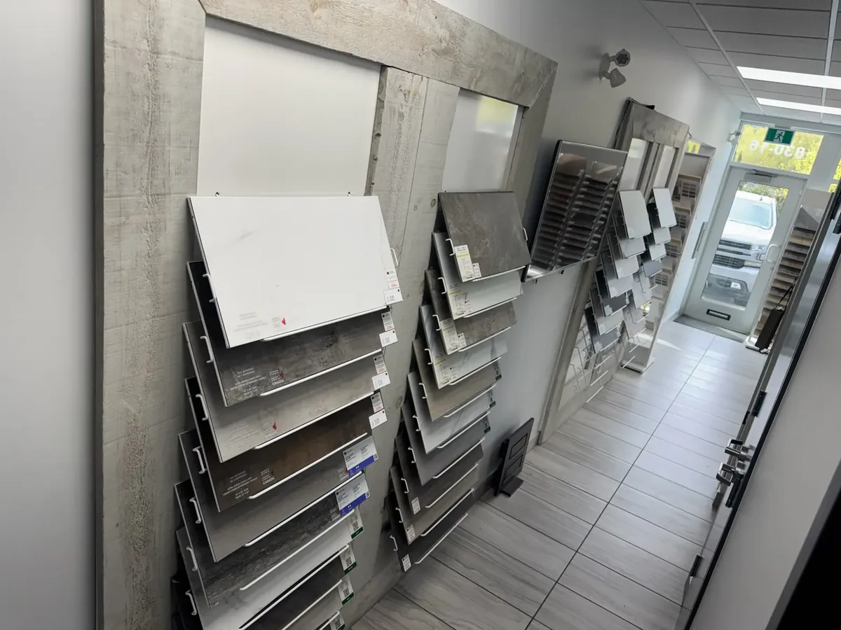 Tile display 7 — Kelowna Flooring Superstore showroom